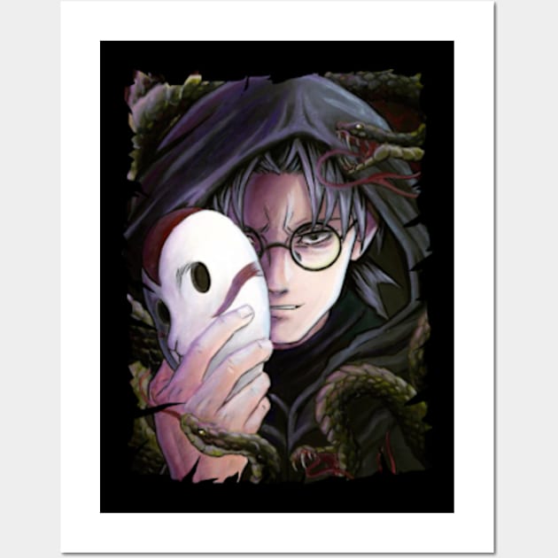 SNAKE KABUTO YAKUSHI ANIME MERCHANDISE Wall Art by julii.draws